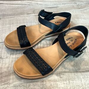 Kork-Ease leather ankle strap sandals size 6